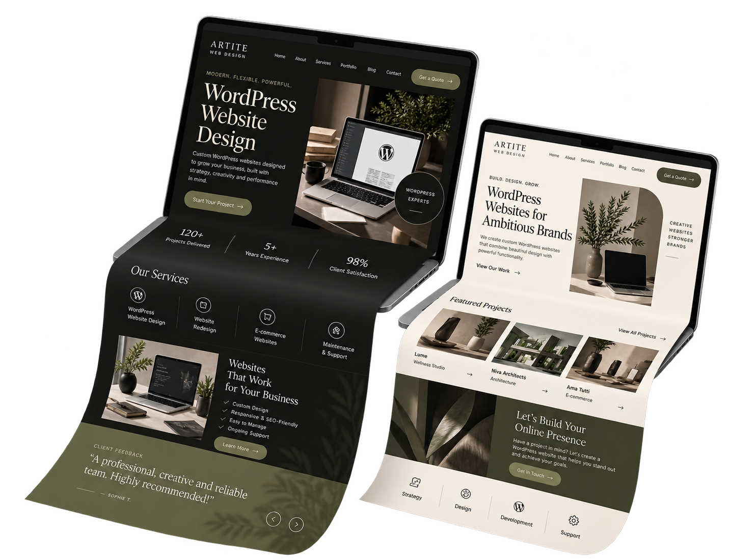 <h3>WordPress Website Design</h3>