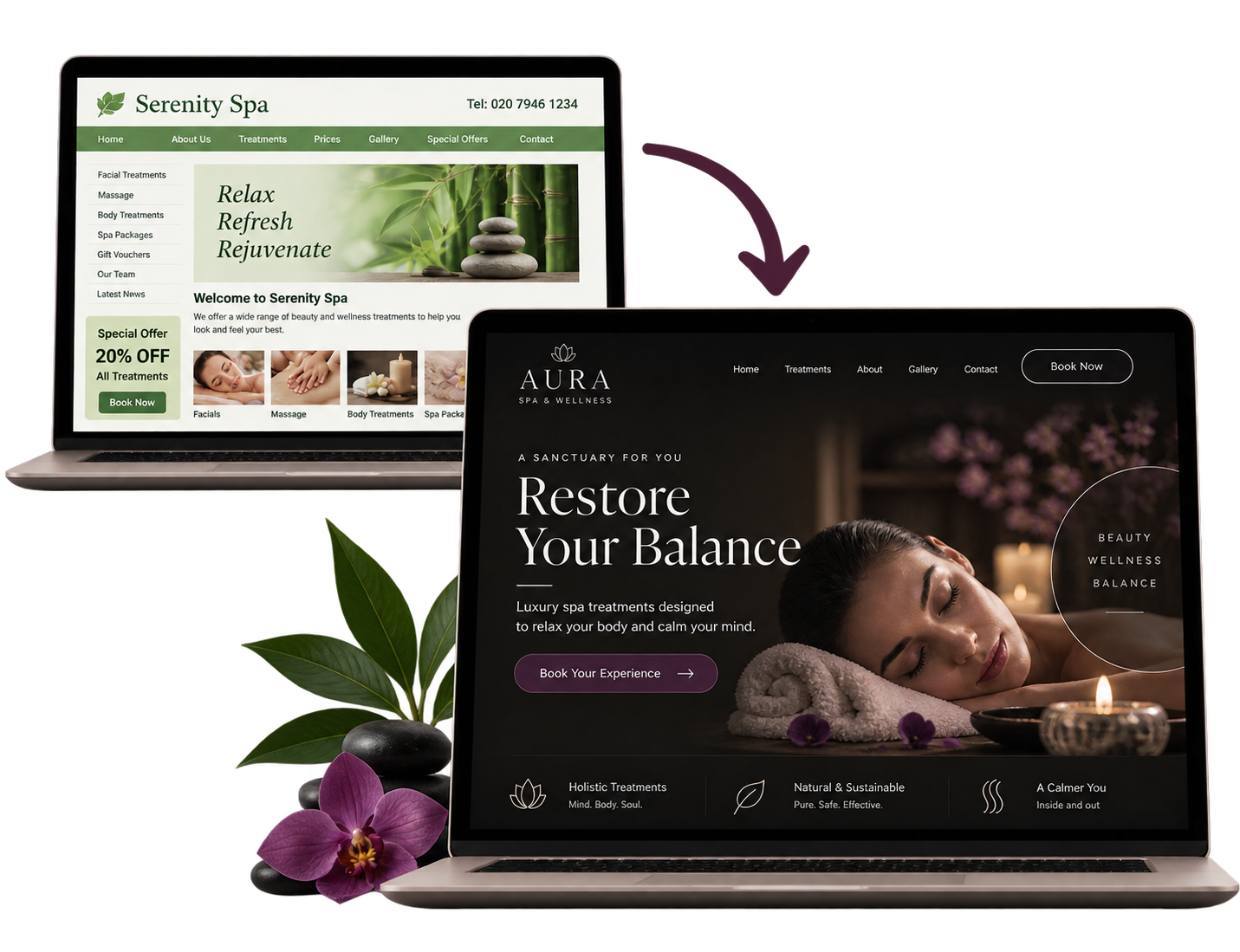 <h3>Website Redesign</h3>